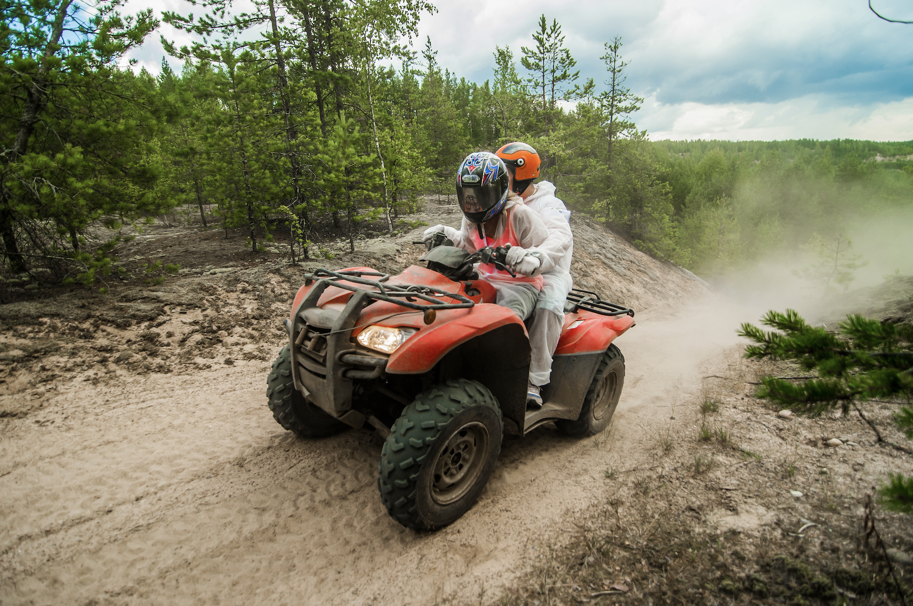 ATV in the mountains