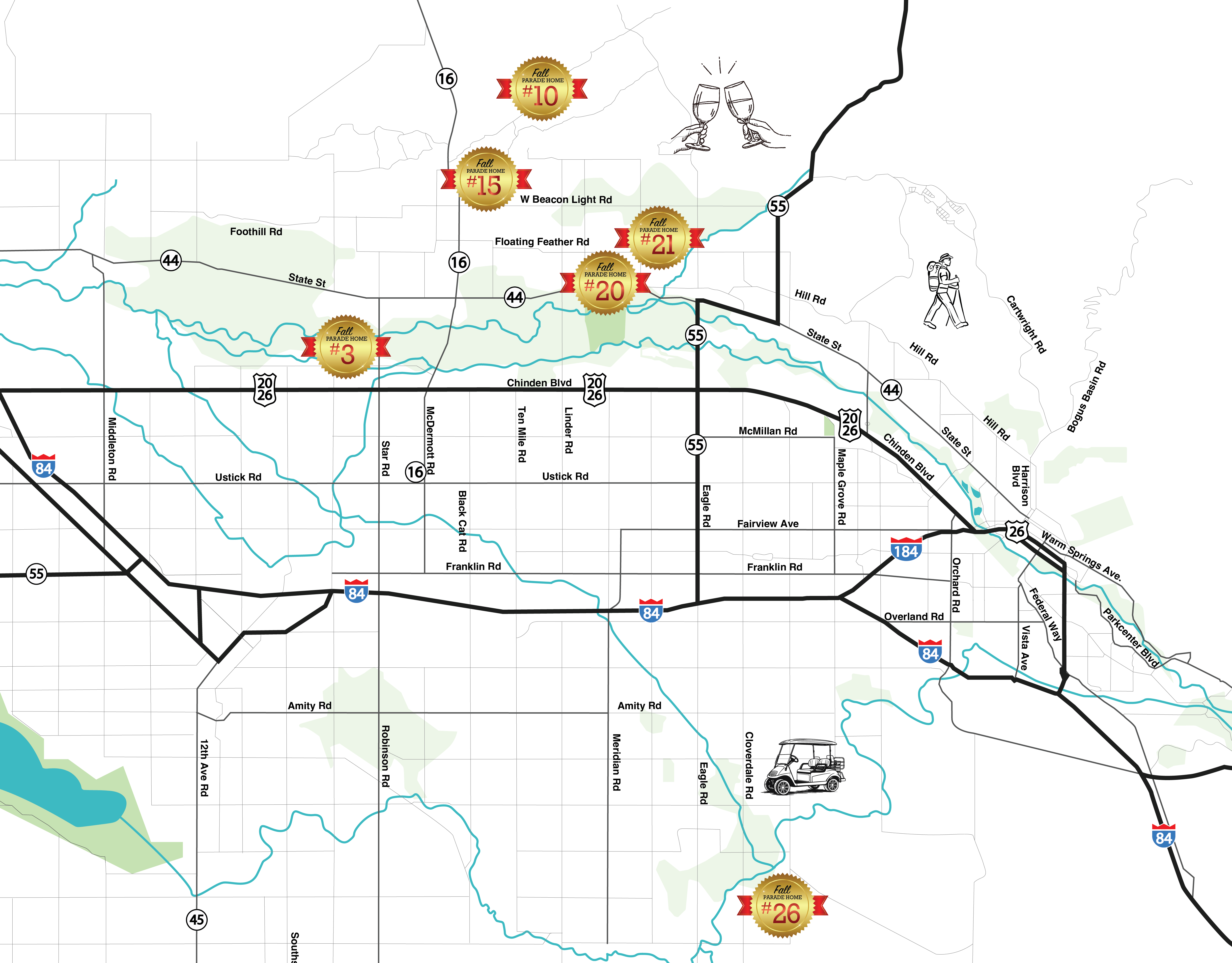 2025 Parade Map+Emblems 2025 Parade Map+Emblems