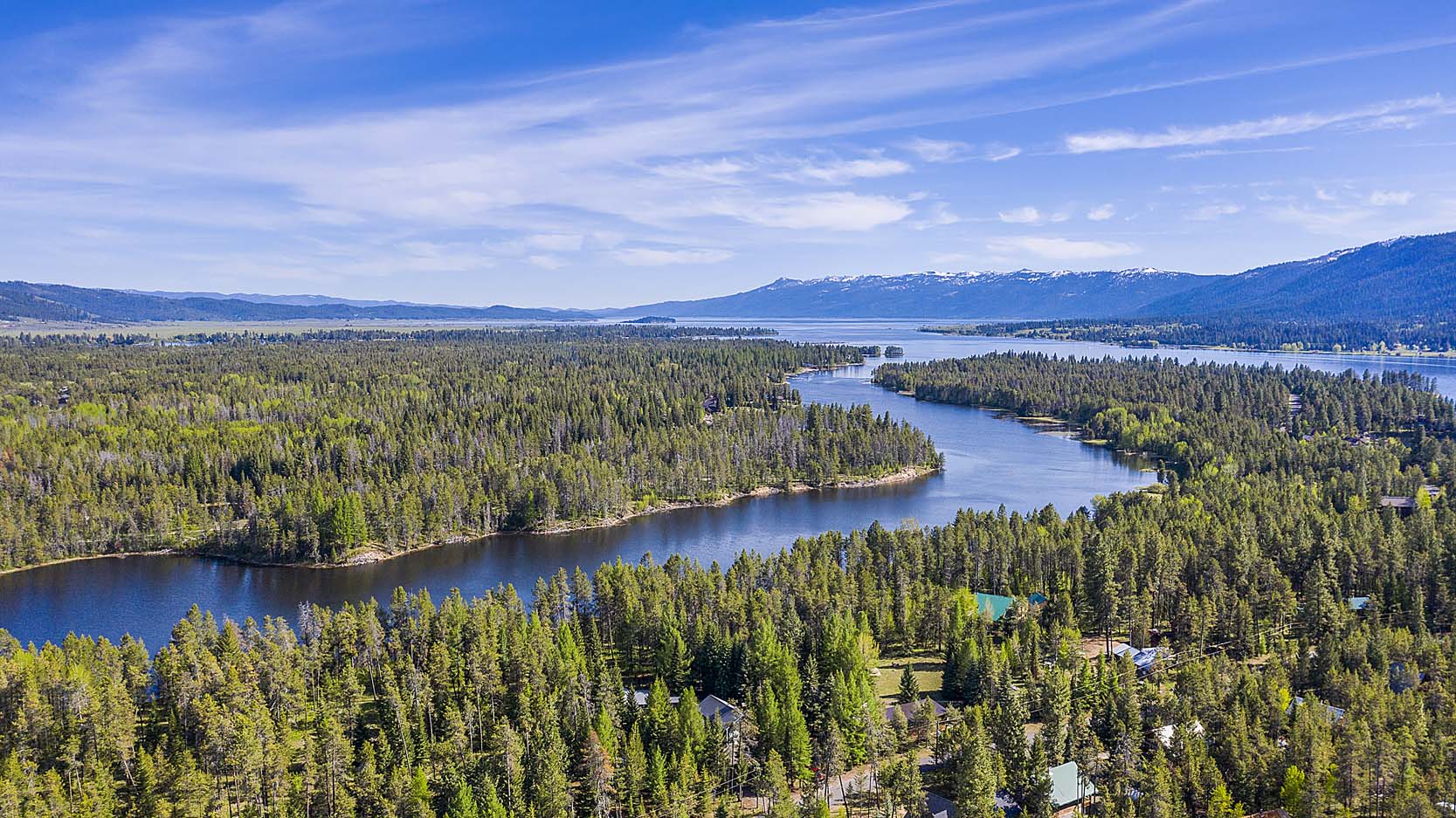 Cascade Lake by Whistler's Cove in Donnelly Idaho