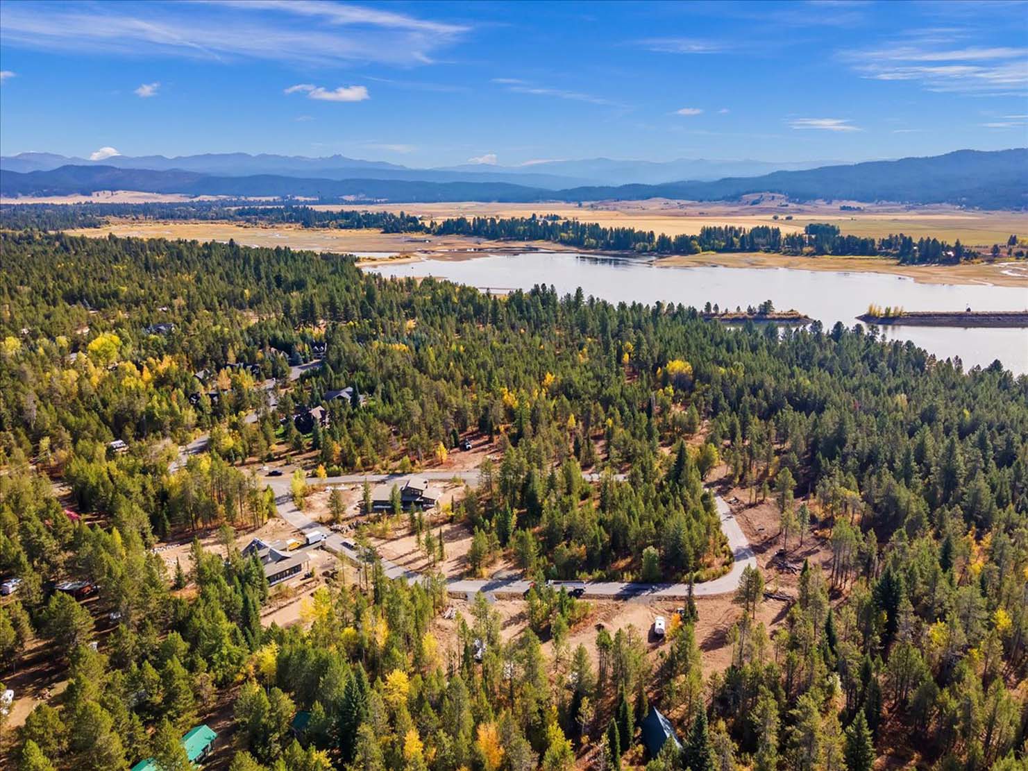 aerial photo of whistlers cove