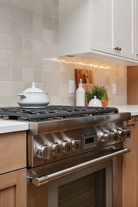 Kitchen in a custom home